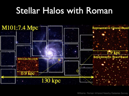 WINGS Roman Stellar Halos: M101